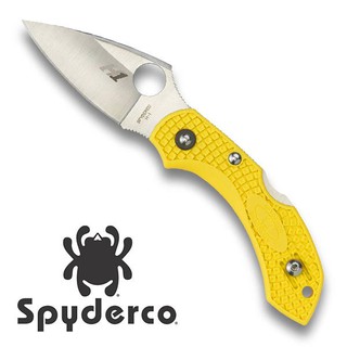 Spyderco美國蜘蛛dragonfly 2 Hawkbill全鋸齒折刀frn黃柄h1鋼 Spc28syl2hb 蝦皮購物