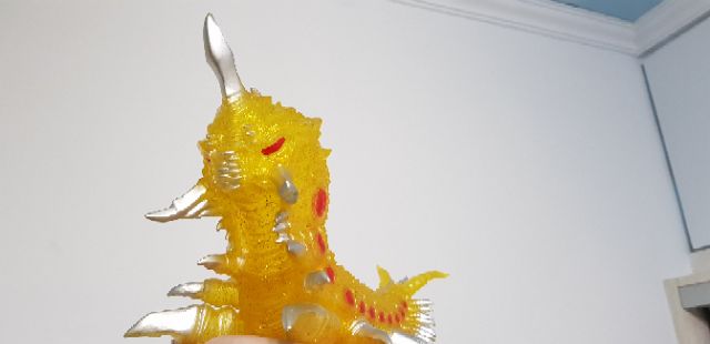 哥吉拉系列 日版 絕版 彩膠 Marmit 2008年出品 黃透尬金粉 巴特拉 絕版品 稀有釋出
