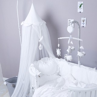 北歐風訂製款嬰兒床蚊帳 嬰兒床 床圍 床組