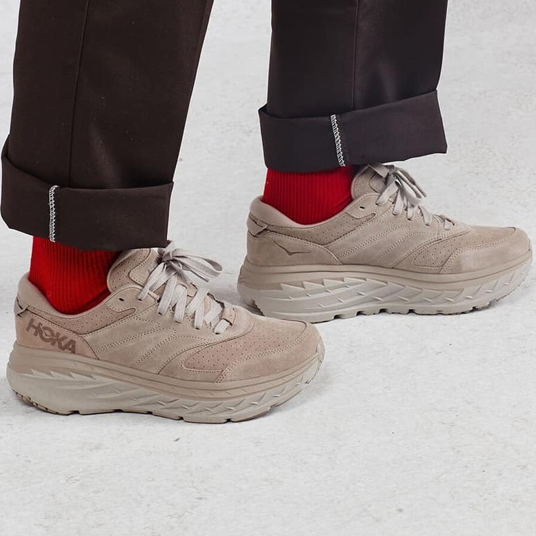 hoka one suede