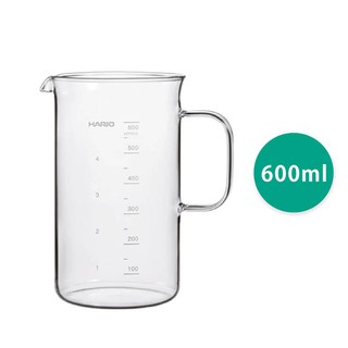 HARIO 經典燒杯咖啡壺 玻璃量杯 600ml／BV-600