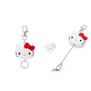 ♥小公主日本精品♥HelloKitty美樂蒂布丁狗大耳狗酷洛米酷企鵝造型矽膠伸縮鑰匙圈識別證掛勾萬吊飾11421603