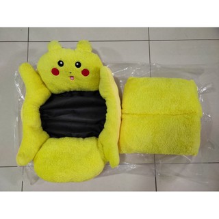 狗窩 狗屋 狗床墊 貓窩 寵物窩 寵物 可愛 卡通床 皮卡丘造型 寵物狗 床組/防滑/棉質