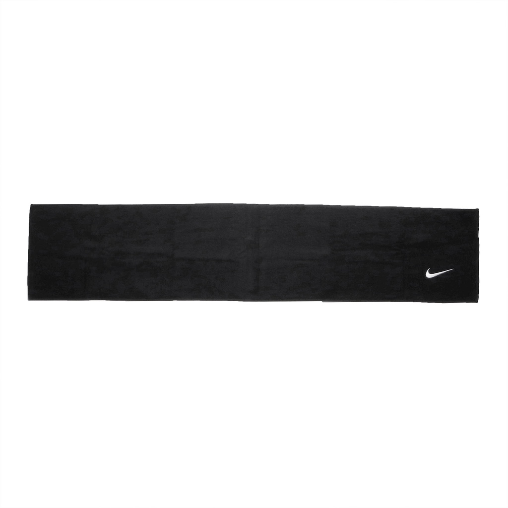 Nike 毛巾 Solid Core Towel 黑 白 長版 運動毛巾 盒裝 N100154001-0NS 【ACS】