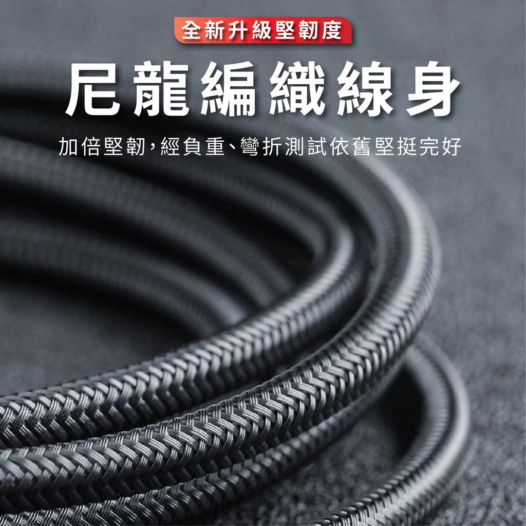 現貨3a 充電線數據線魚絲線呼吸燈閃充線快充線編織線安卓microusb Typec 蘋果手機充電線 蝦皮購物