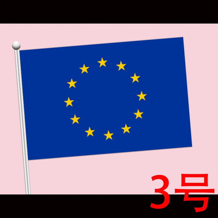 コーラ快樂 樂杰壁畫 客製化3號旗歐盟european Union國旗128 192厘米大尺寸旗幟 蝦皮購物