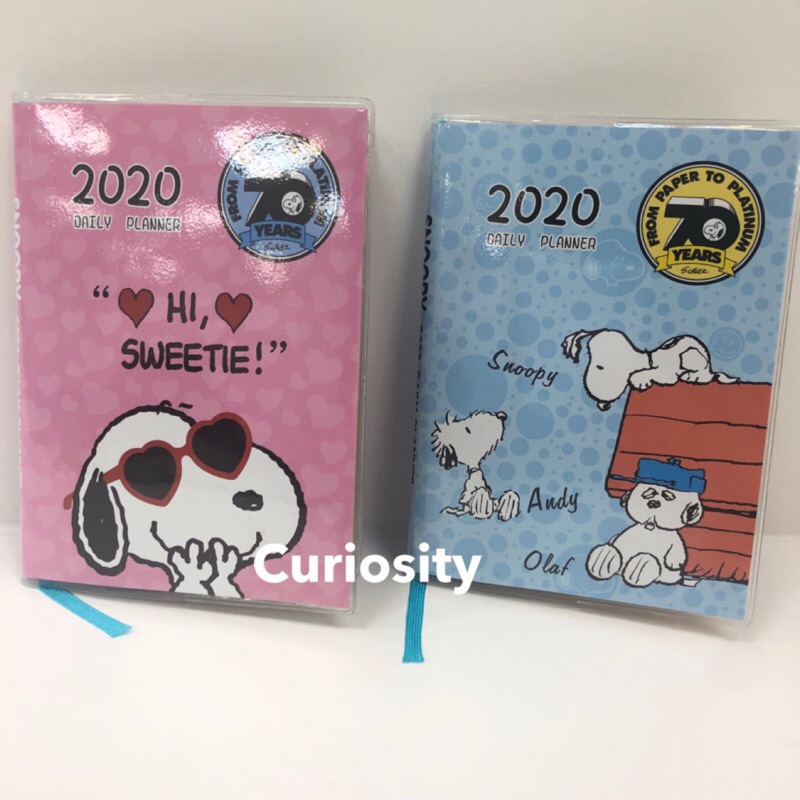 【O.t.W】2020年 Snoopy 史奴比 行事曆手帳冊月曆月誌 $120↘$109 有農曆台灣假期