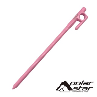 【POLARSTAR】45#鋼製營釘 20cm『粉色』 P22755