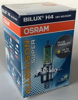 OSRAM 歐司朗ALLSEASON SUPER超級黃金燈泡64193ALS H4 60/55W單顆紙盒裝100%德國原