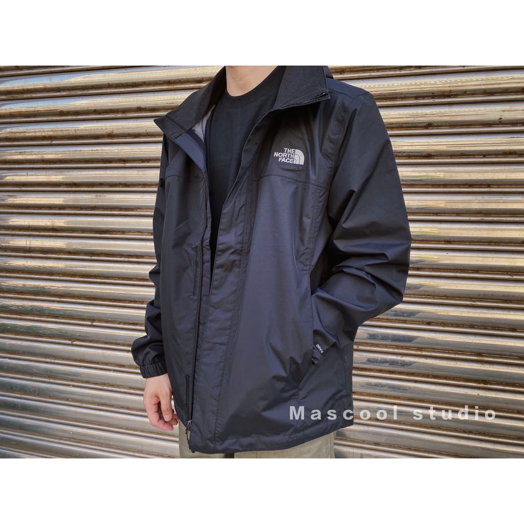 【MasCool】 The North Face Resolve 2 Jacket 北臉 防風外套 機能外套 防水 黑