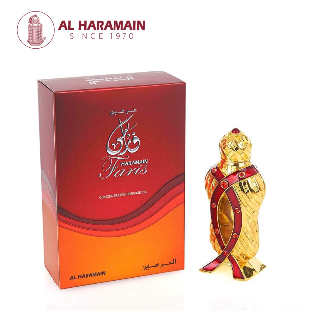 【Al Haramain 哈拉曼】FARIS騎士 無酒精香水 杜拜進口 香水精油CPO 12ml 中性香 獨特平衡香調