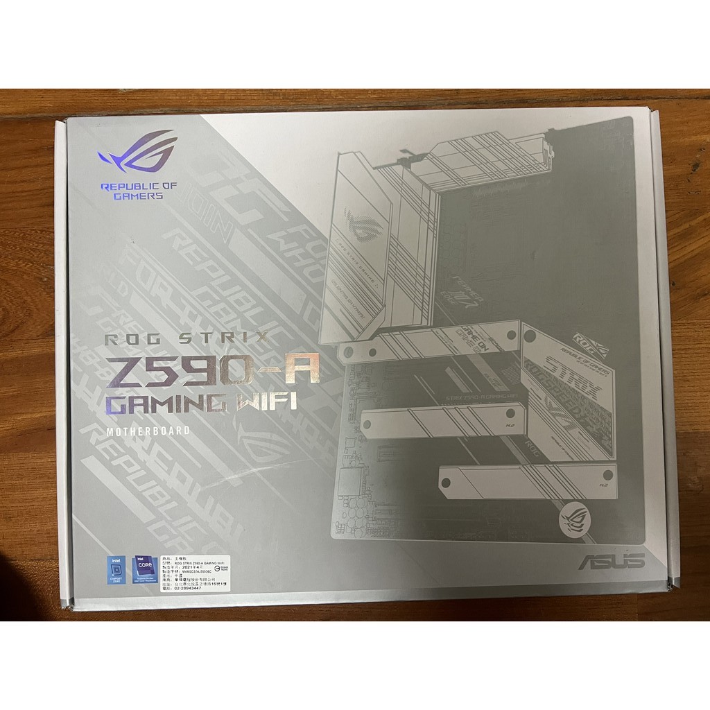 全新 台灣公司貨 華碩 ROG STRIX Z590-A GAMING WIFI 主機板 含稅