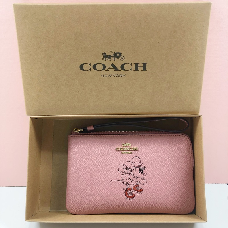 （已預訂）Coach x Disney 聯名 米妮手拿包