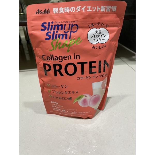 *現貨快出*朝日 ASAHI Slim up Slim shape 水蜜桃奶昔 膠原蛋白 果昔 大豆蛋白飲