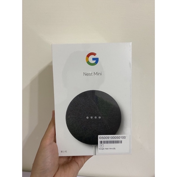 Google Nest Mini 2智慧音箱 石墨黑(全新未拆封)