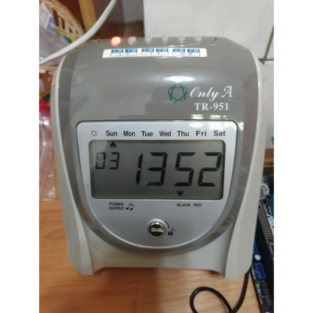 ONLY A TR-951 六欄位卡鐘 打卡鐘 考勤鐘 打卡機 考勤機