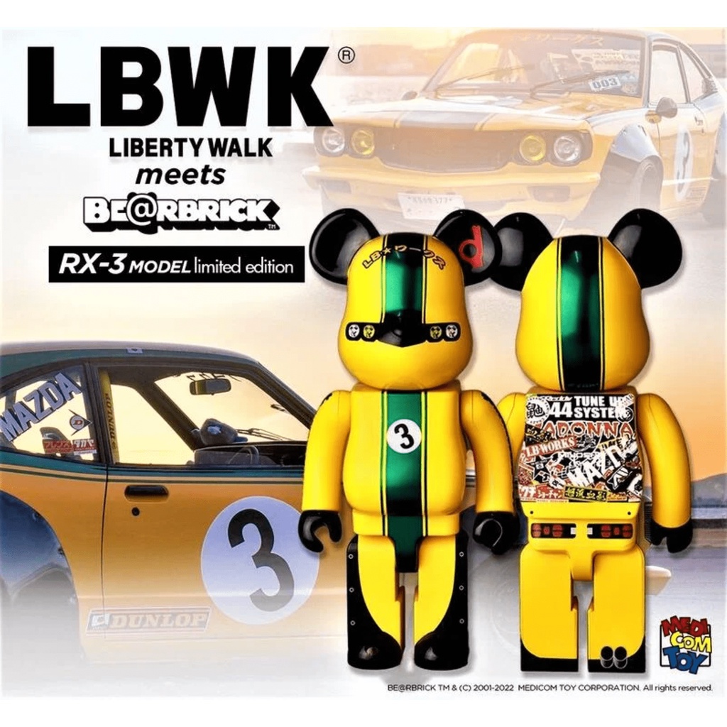 BAPE BE@RBRICK LIBERTY WALK 100%&400%