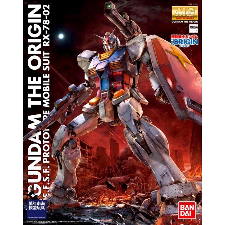 BANDAI 萬代 MG 1/100 RX-78-02 鋼彈 機動戰士鋼彈 THE ORIGIN 組裝模型 萬年東海