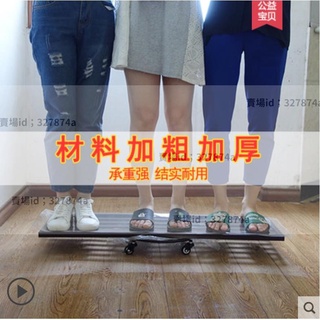 優品#鐵藝托架 #滾輪底座 #可移動託L架 可移動萬向輪花盆託盤鐵藝客廳綠蘿花架帶滾輪底座托架陽臺花盆架173