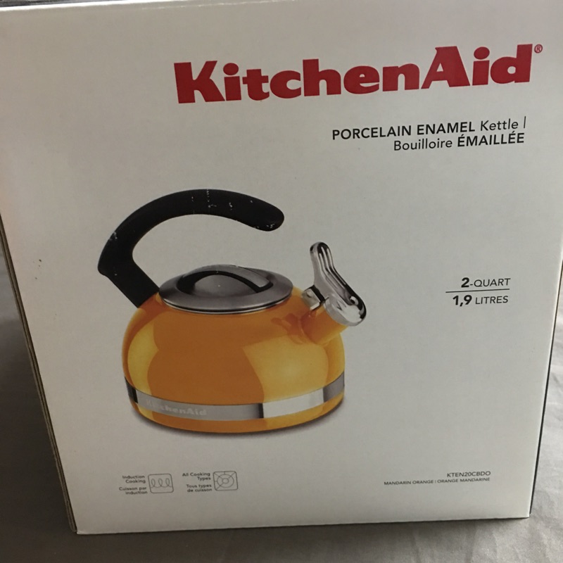 KitchenAid C型靚麗煮水壺-南瓜橘