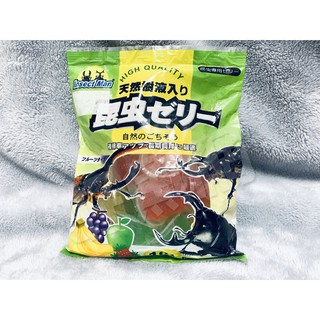 【好魚網】昆蟲果凍綜合水果口味 16g/袋裝/10入裝 天然樹汁 昆蟲食品 獨角仙 兜蟲 鍬形蟲 甲蟲凍