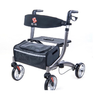 均佳 助行器 歐式健走型助步車 四輪助行器 銀髮族散步車 JK007