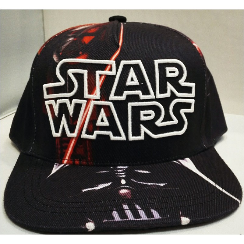 星際大戰平沿帽 Star Wars 棒球帽子 帝國風暴兵 黑武士 潮刺繡韓國街舞嘻哈帽戶外遮陽帽
