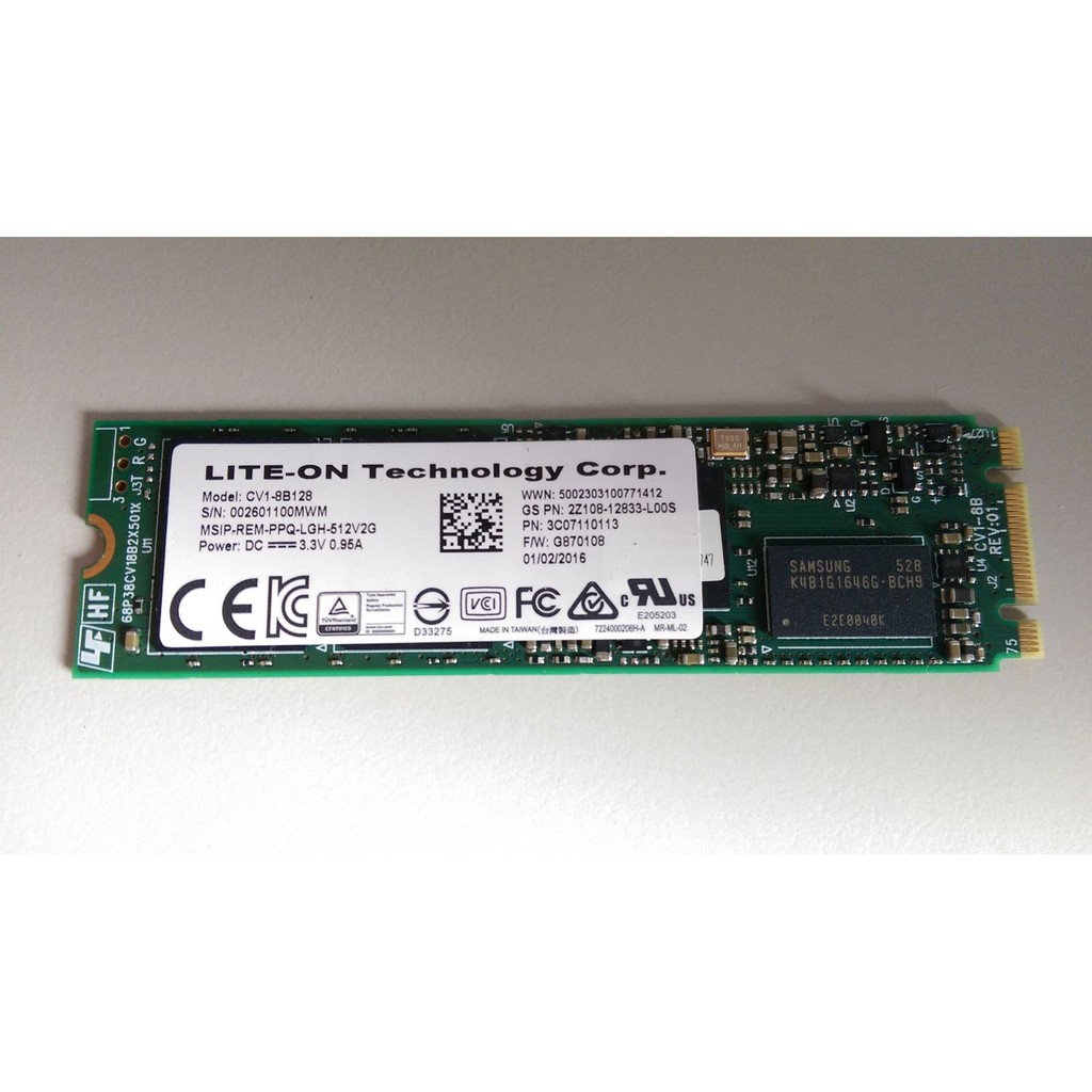 LITEON CV1-8B128 M.2 2280 SSD 128G MLC SATA MODE