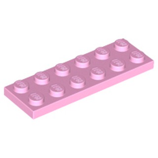 樂高 Lego 亮 粉紅色 2x6 顆粒 薄板 薄片 3795 積木 玩具 基本 Bright Pink Plate
