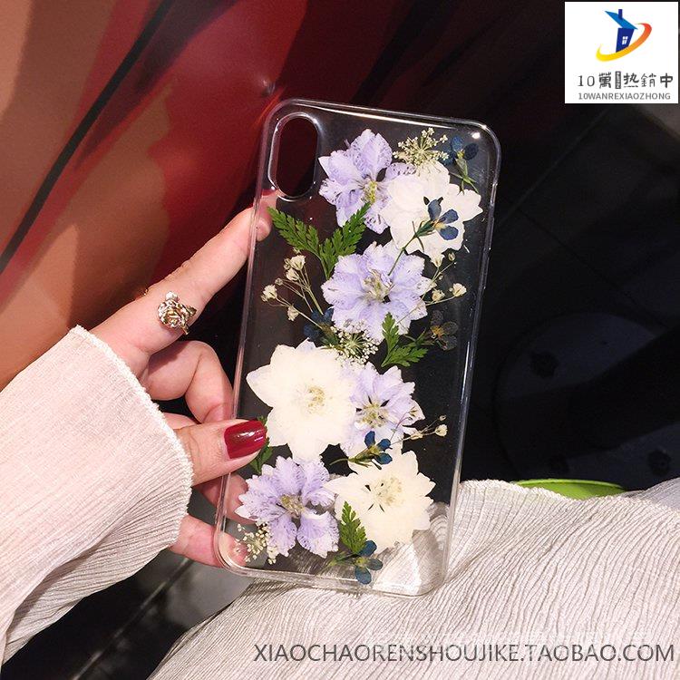 蝦皮熱銷 I6splus 手機殼永生花7 8plus真乾燥花13適用iphonex Xr花朵12手機殼11pro M 蝦皮購物