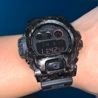 Casio G-shock DW-6900 黑色 鍛造碳纖維 forged carbon