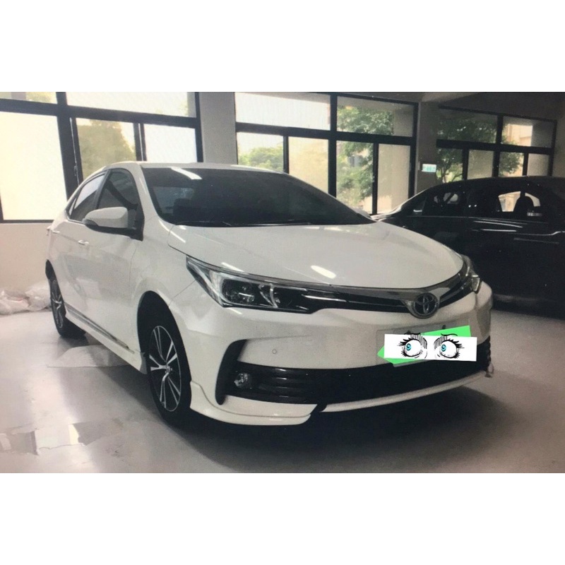 TOYOTA ALTIS 11.5 代 2017～2019 原廠款車美仕空力套件＋尾飾管 小包圍