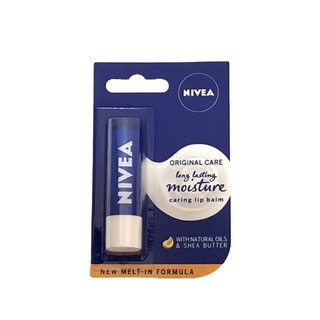 英國進口 歐洲優質版 Nivea 護唇膏 4.8 g (original 原味款 )
