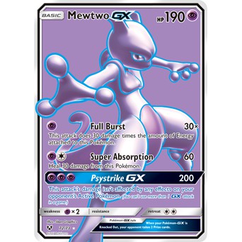 Pokemon 神奇寶貝 ptcg 美版 閃耀傳說 Mewtwo 超夢 GX 寶可夢 tcg SR 全圖 卡片