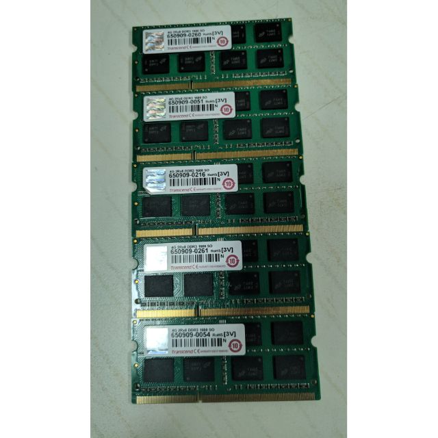 創見 Transcend DDR3 1600 SODIMM 4G 筆電記憶體 RAM 筆電 記憶體
