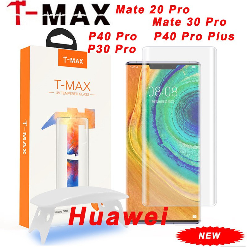 全套uv T-Max玻璃貼膜華為Mate 30 20 Pro P40 P30 Pro