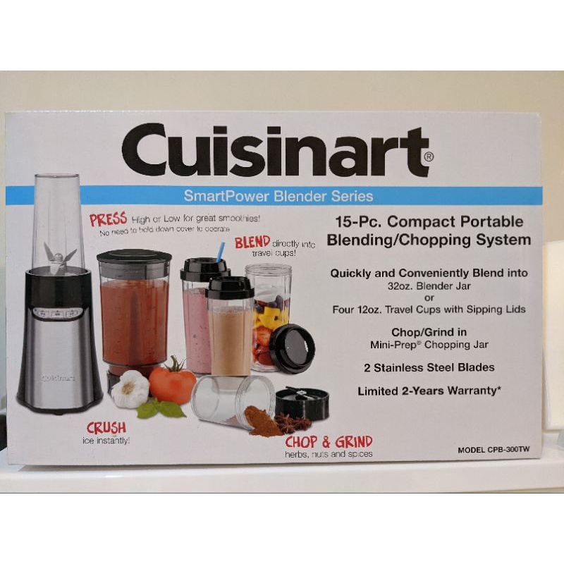 美國Cuisinart 美膳雅多功能新纖果汁調理研磨機 CPB-300TW