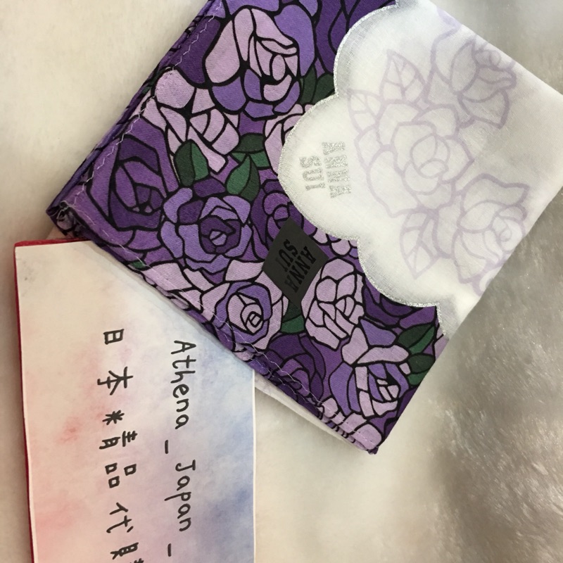 日本進口ANNA SUI方巾/絲巾/領巾/手帕