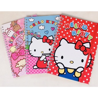 三麗鷗Hello Kitty凱蒂貓/雙子星/美樂蒂/束帶筆記本市價$80