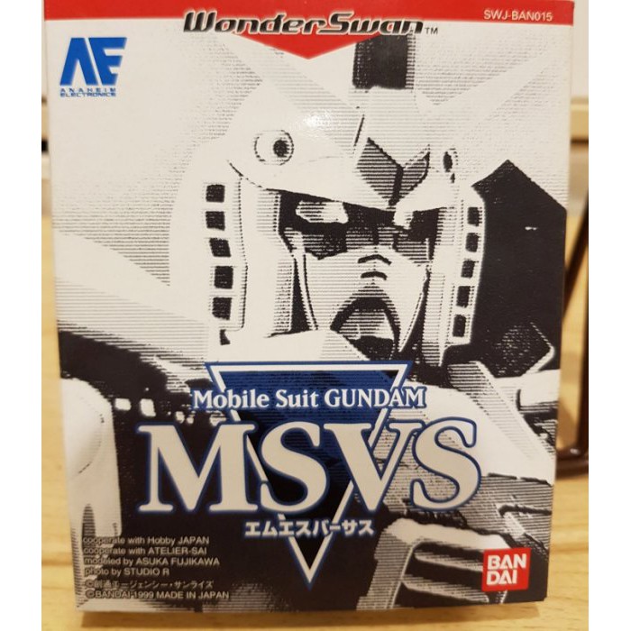 WS / WonderSwan 機動戰士鋼彈 Mobile Suit GUNDAM MSVS 日版
