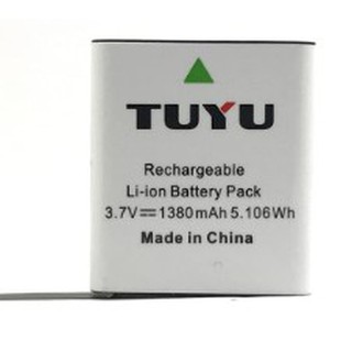 Sjcam TUYU 1380 mAh 大容量電池 1380mAh 適用於SJ4000/SJ5000