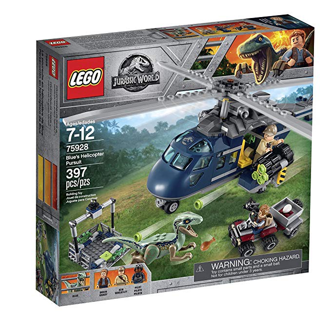 **LEGO** 正版樂高75928 Jurassic World系列 侏儸紀世界 小藍的直升機追逐  全新未拆