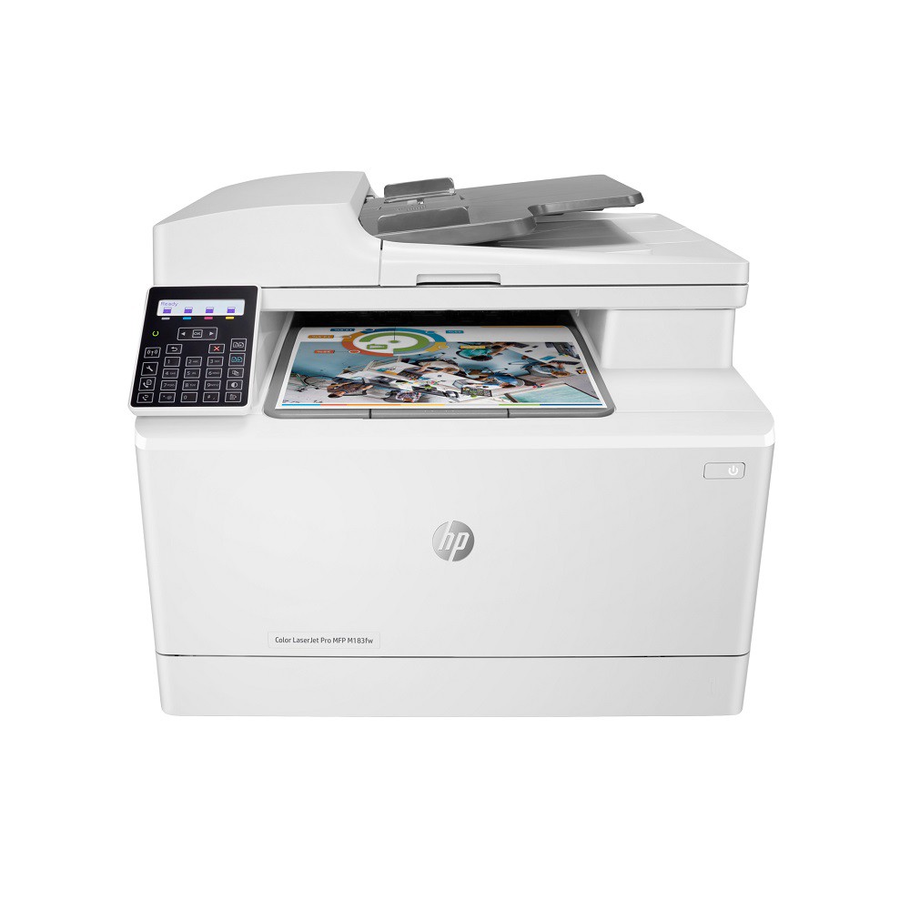 HP Color LaserJet Pro MFP M183fw無線彩色雷射傳真複合機【傳真/影印/列印/掃描】