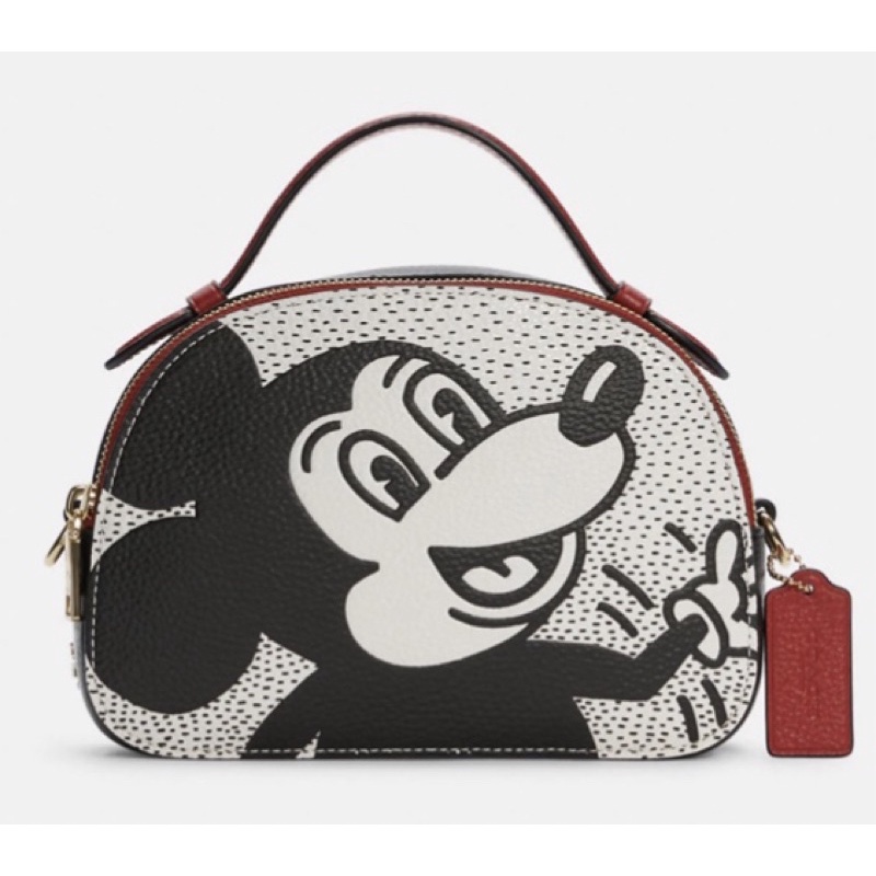 現貨中～美國🇺🇸正品coach Disney米奇限量聯名款手提側背包～