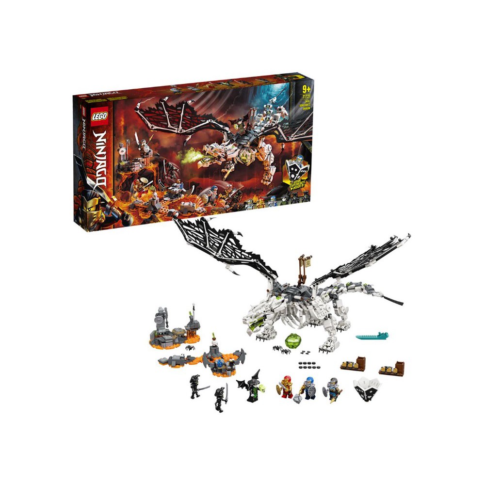 現貨  樂高  LEGO  71721 Ninjago 忍者系列 骷顱頭巫師之龍 全新未拆  公司貨