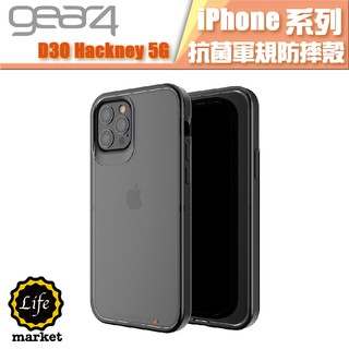 Gear4 iPhone 12 Pro 全系列 D3O Hackney 5G 透明抗菌軍規防摔保護殼
