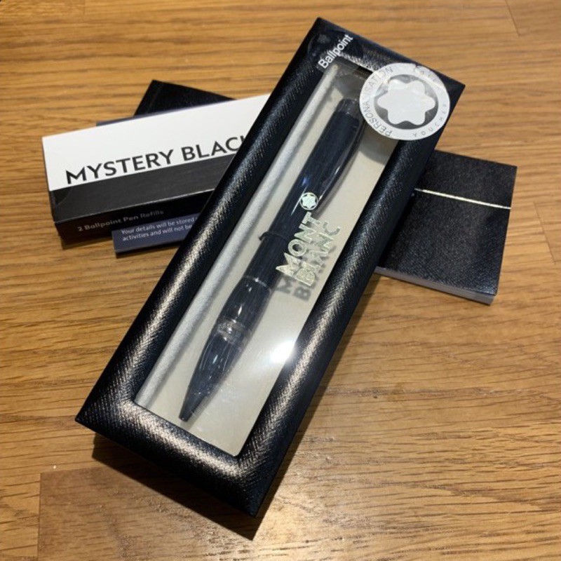 ❤️台南 萬寶龍 全新 原子筆 🖊️ 💯 正品 筆 黑筆 二手 montblanc m25630 漂浮原子筆