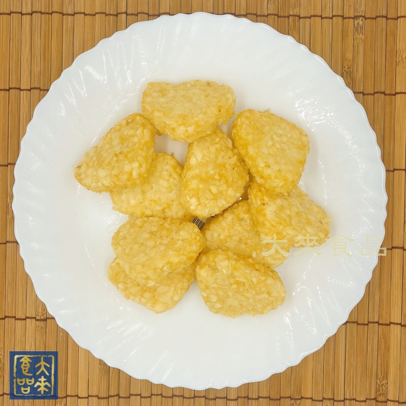 《大來食品》〔經典炸物〕三角薯餅(2300G) 原裝小薯餅 炸薯餅 冷凍 炸物