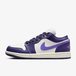 NIKE 籃球鞋 WMNS AIR JORDAN 1 LOW 女 DC0774502 白紫 現貨 廠商直送