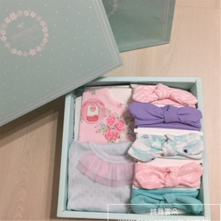 美國Hudson Baby+日本CHUCKLE BABY新生兒滿月禮盒 彌月禮